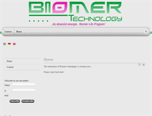 Tablet Screenshot of biomer.hu